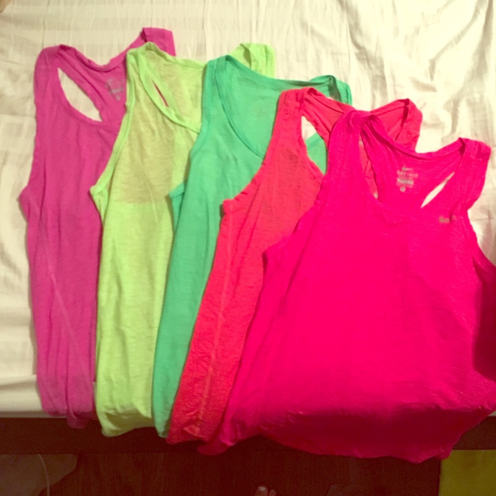5 Nike tank tops